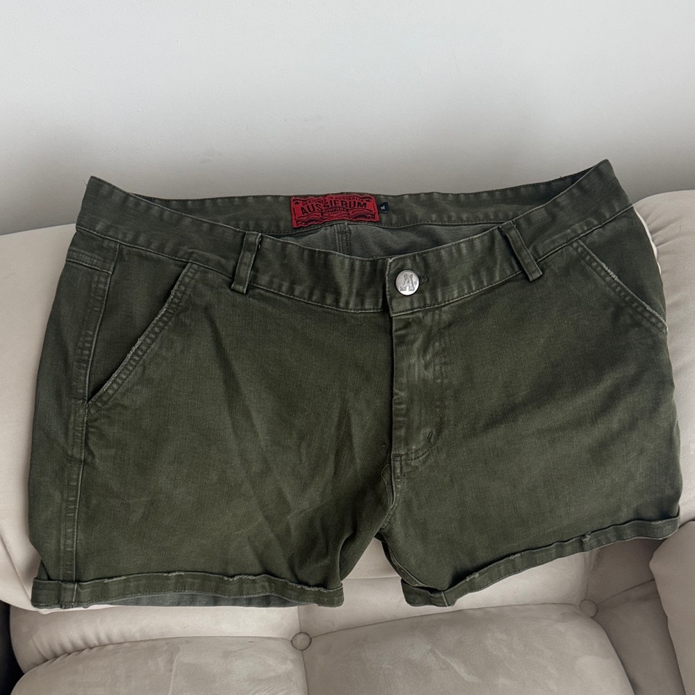 Olive Green Men's Shorts